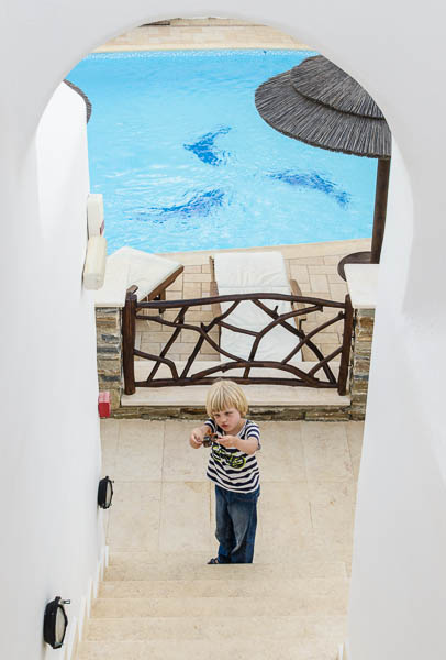 Poolside in Agia Anna (Naxos)