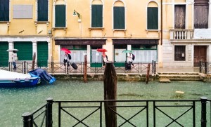 Wet Day In Venice